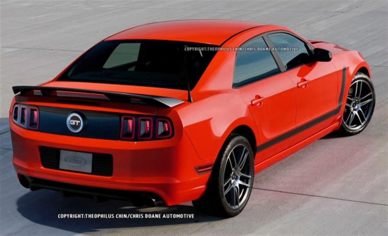 Ford mustang sedan april fools #5
