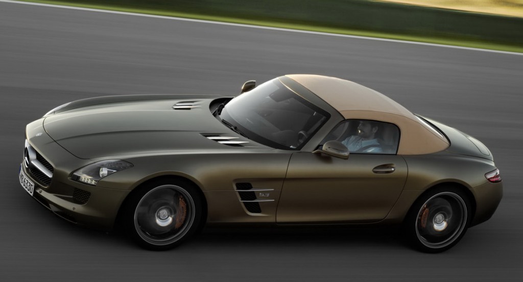 Tenemos las primeras imágenes oficiales del SLS AMG Roadster