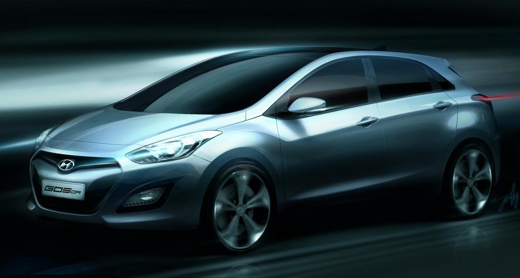 Flash: Hyundai revela la primera imagen del nuevo i30 que presentarán en Frankfurt en Septiembre