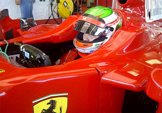Fórmula 1: Sergio «Checo» Pérez probó hoy la Ferrari F60 en Fiorano