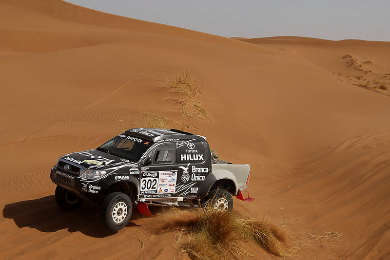 Rally de Marruecos, Día 2: Primera victoria de etapa para «Orly» Terranova en la nueva Toyota Hilux, Garafulic 2°