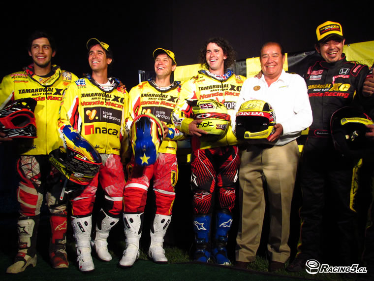 El equipo Tamarugal XC Honda Racing presentó a sus figuras y está listo para el desafío que será el Dakar 2012