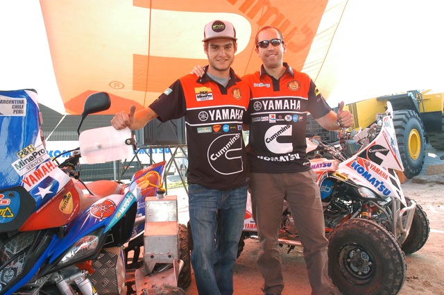 Quad: Emiliano Fuenzalida e Ignacio Casale del Team Komatsu Cummins Dakar, listos para el Dakar 2012