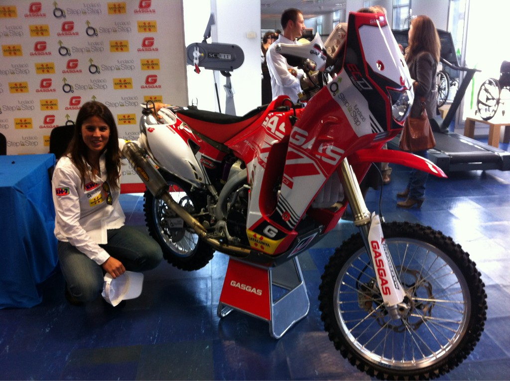 Dakar 2012: Gas Gas presenta la moto con la cual Laia Sanz intentará repetir el triunfo en la categoría femenina