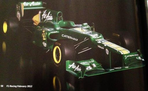Ornitorrinco Racing: Caterham presenta su (feo) CT01 para la temporada 2012 de la Fórmula 1