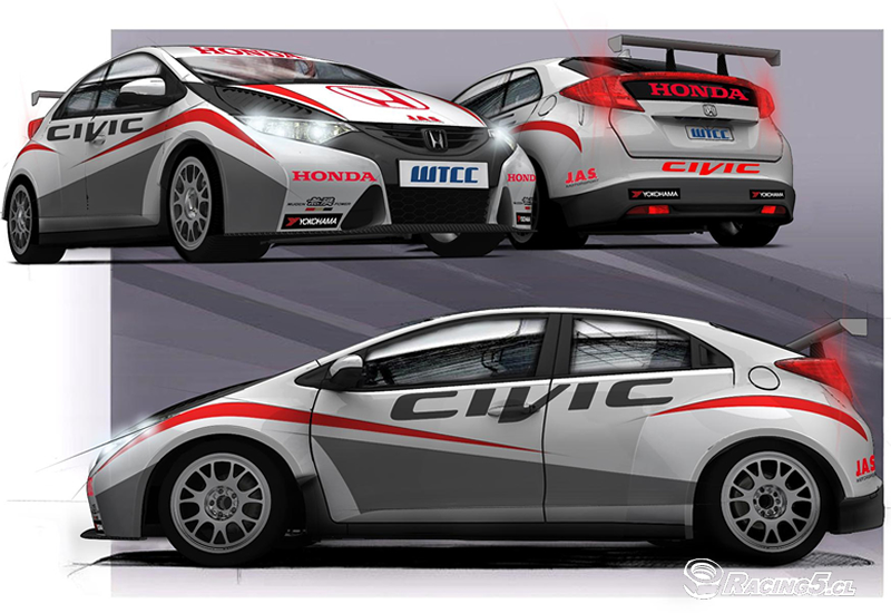 ¡Que buena Honda! La marca nipona entrará de forma oficial al WTCC en 2013 con el Civic europeo