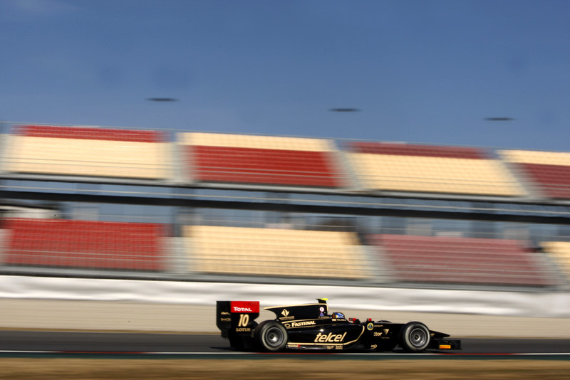GP2 Series: Esteban Gutiérrez cerró la pretemporada con el mejor tiempo en Barcelona