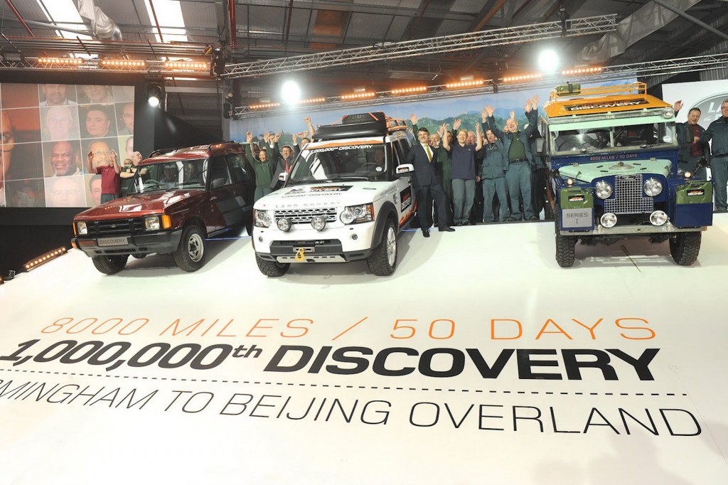 Land Rover construye la unidad un millón del todo-terreno Discovery y celebrará con una gran odisea