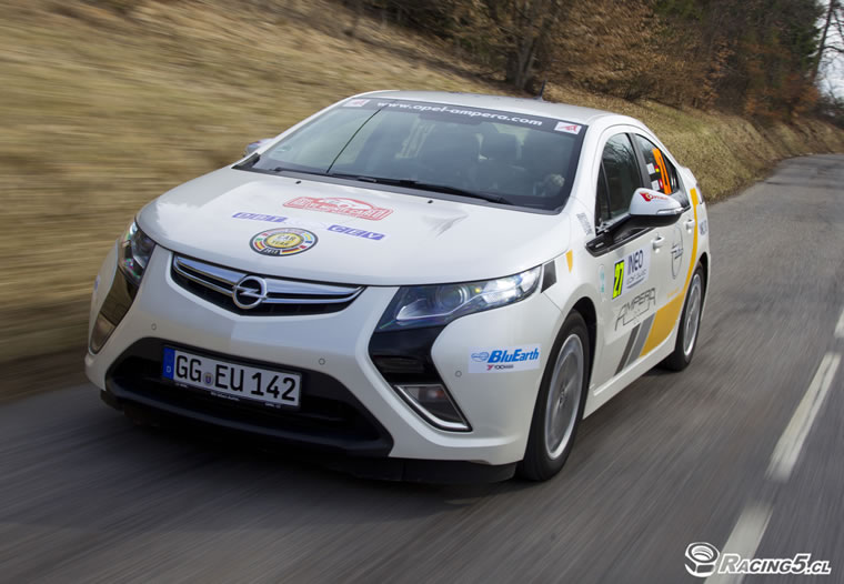 En racha: El Opel Ampera/Chevrolet Volt ganó el Rally de Montecarlo para vehículos de propulsión alternativa