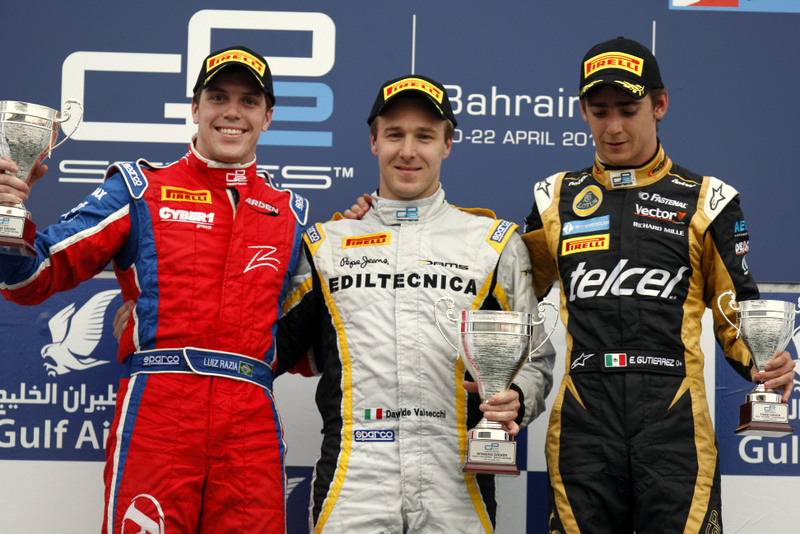 GP2 Series: Davide Valsecchi se llevó el triunfo en Bahrein. Esteban Gutiérrez subió al podio