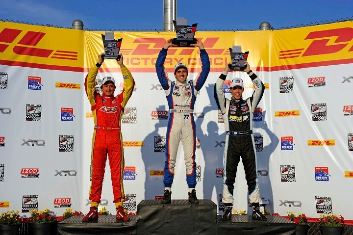 Indy Lights: Tristan Vautier triunfó en Milwaukee. Sebastián Saavedra y Esteban Guerrieri completaron el podio