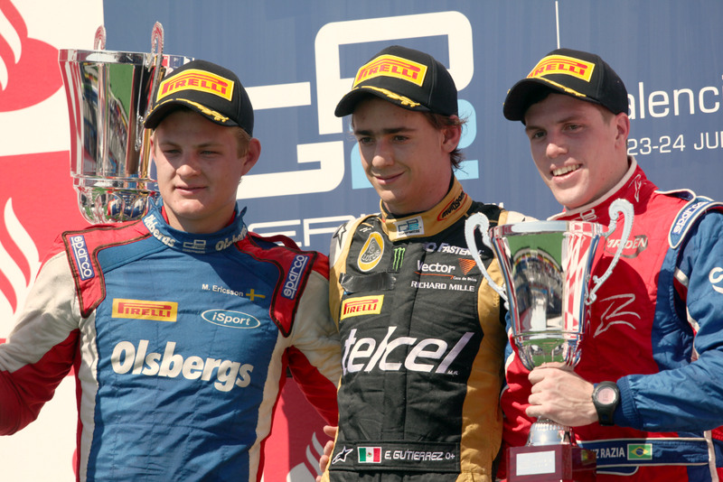GP2 Series: Esteban Gutiérrez triunfó en una caótica carrera en Valencia