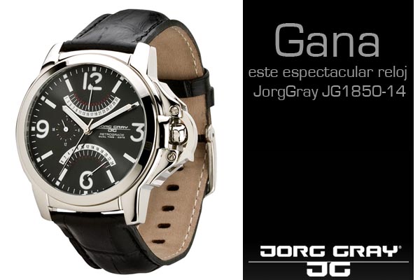 Concurso: Gana un espectacular reloj Jorg Gray