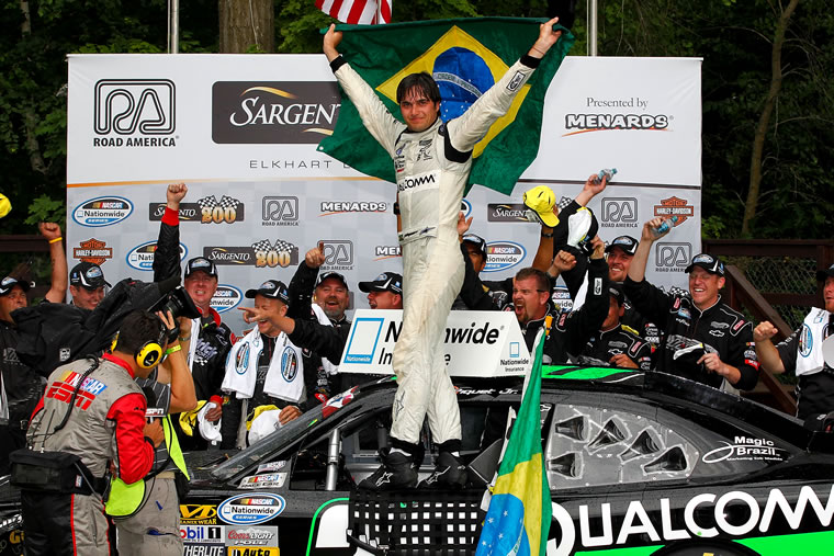 Nelson Piquet Jr. ganó su primera carrera en una división nacional de NASCAR