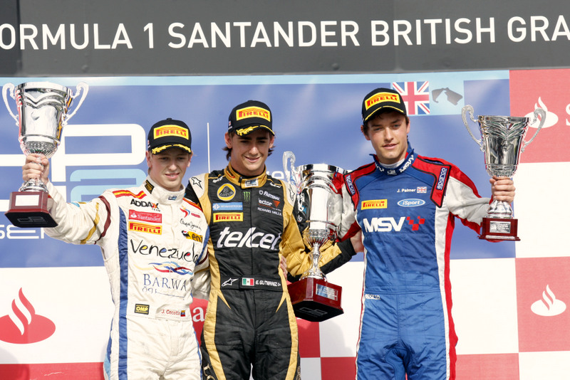 GP2 Series: Esteban Gutiérrez se llevó el triunfo en Silverstone. Johnny Cecotto se subió al podio