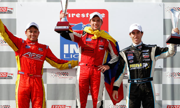 Flash: Carlos Muñoz triunfó por primera vez en la Indy Lights