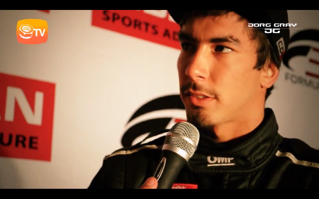 Sebastián Valenzuela: Piloto Jorg Gray 3° Fecha Fórmula Nissan 2012