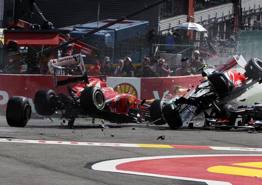 Fórmula 1: Jenson Button logra dominante victoria en Spa, accidente en la largada se roba la película
