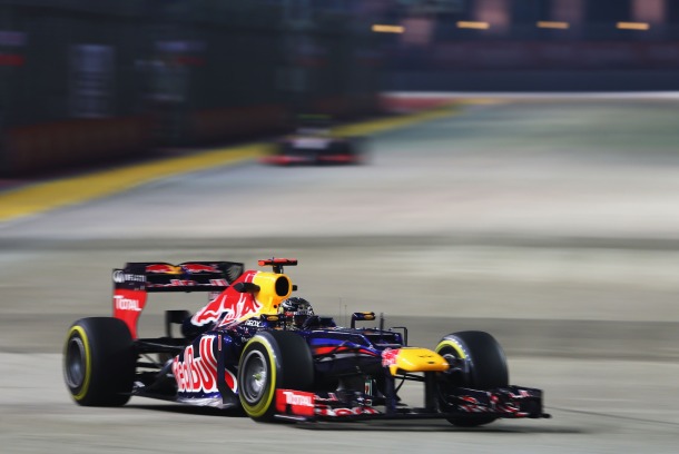 Paliza de Sebastian Vettel en la noche de Singapur