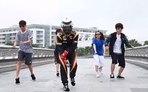 Oppa Iceman style: Otro viral basado en Gangnam Style y en la Fórmula 1