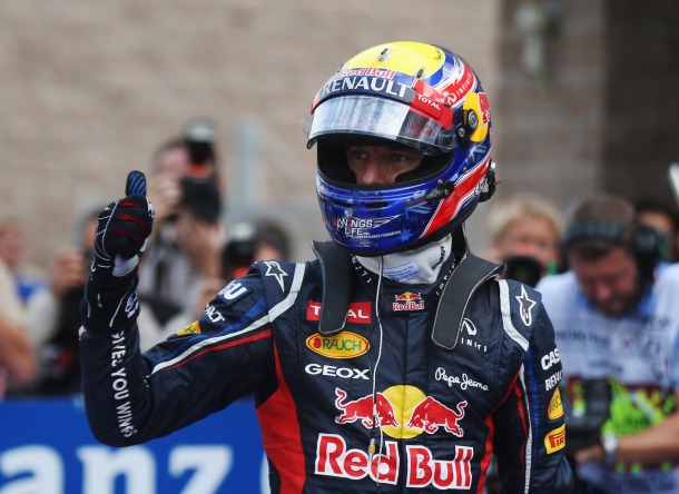 Fórmula 1: Mark Webber sorprende a Vettel y se queda con la pole en Corea