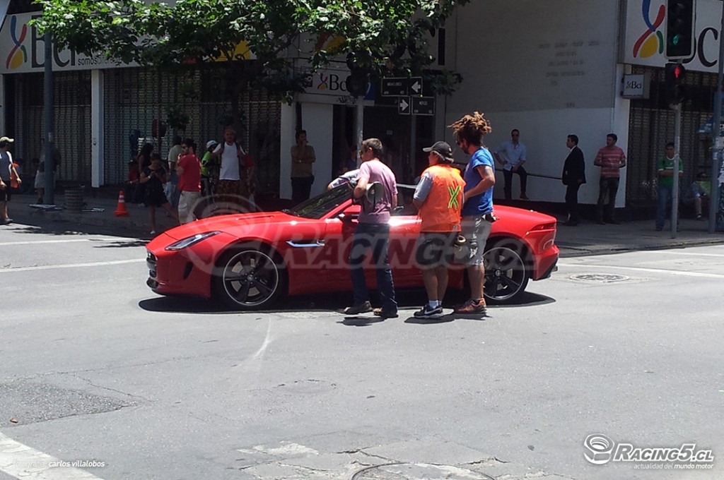 Fotos Espía: el Jaguar F-Type aterriza en Chile para protagonizar cortometraje promocional