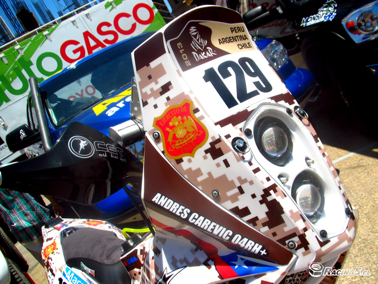 En imágenes: La KTM 450 Rally con la que «Capitán Rally» Andrés Carevic busca completar la misión Dakar 2013