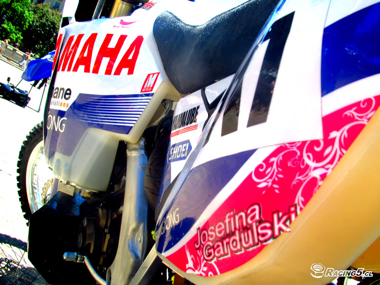 Galería de imágenes: La Yamaha de Josefina «Kuki» Gardulski para el Dakar 2013