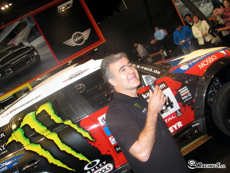 Boris Garafulic nos presentó la máquina con la que correrá el Dakar 2013 en House of MINI.