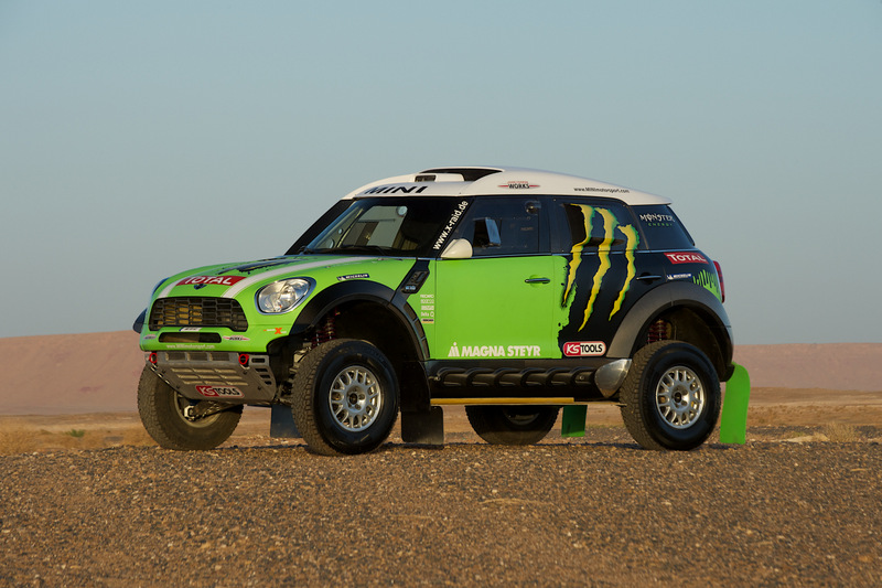 Stephane Peterhansel repite a bordo del MINI All4Racing verde. (Imagen: MINI / X-Raid)