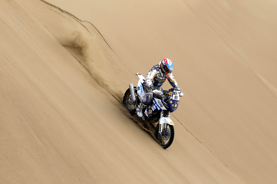 Axel Heilenkotter, piloto chileno en el Dakar. (Imagen: CrocoAdventures)