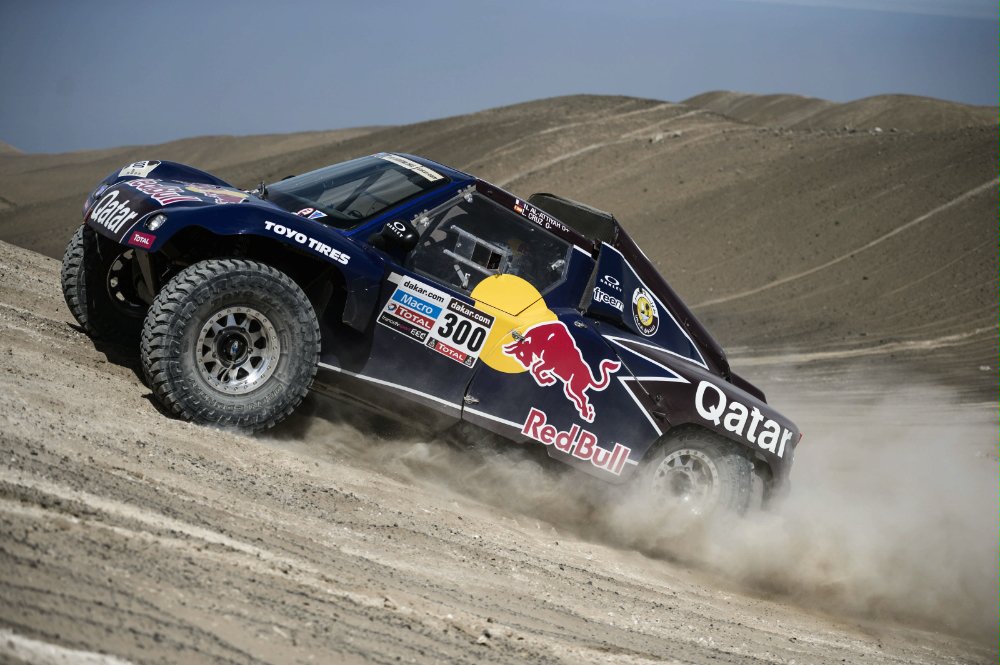 Nasser "is so happy to be winning" in the Dakar. (Imagen: Red Bull Media Pool / Marcelo Maragni)