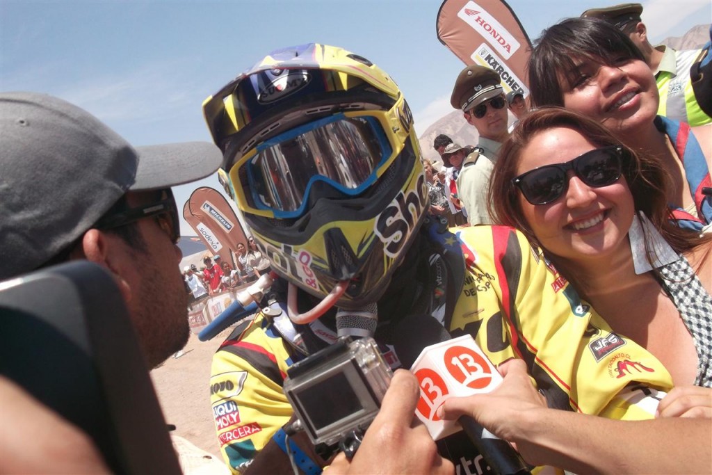 Dakar 2013: Tamarugal XC Honda Racing lucha hasta el final