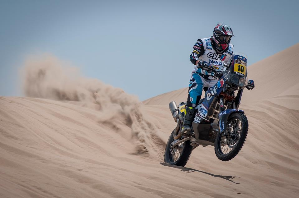 David Casteu se quedó con la etapa. Yamaha está 1-2 en el Dakar. (Imagen: Prensa David Casteu)