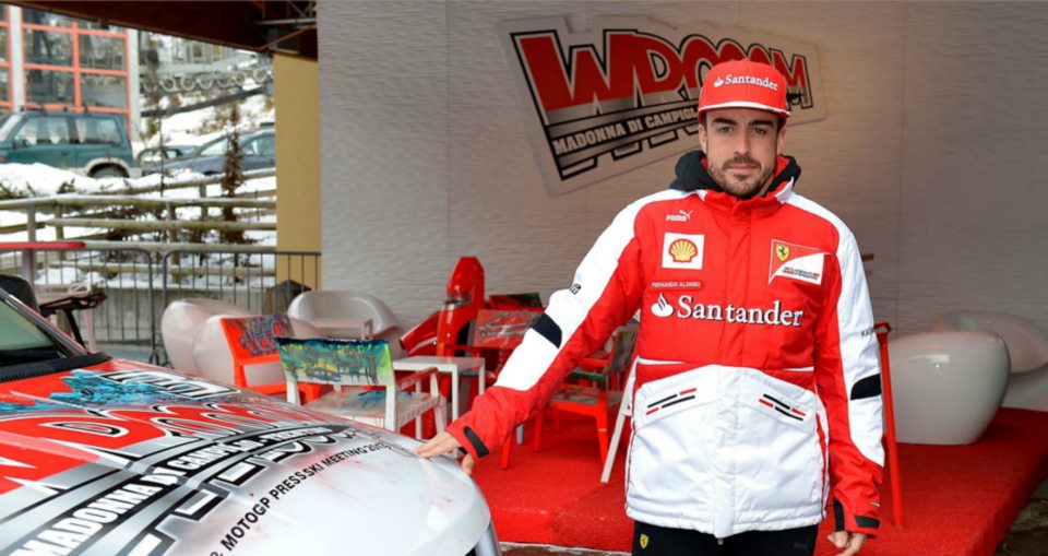 Fernando Alonso Ferrari Vroom