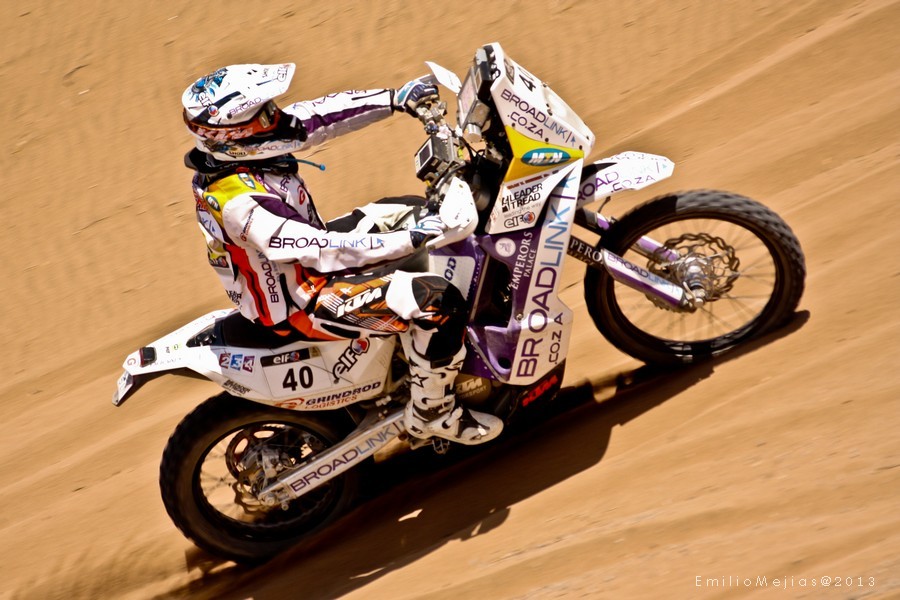 Dakar 2013 en fotos: Etapa 12 en motos y cuadripedos