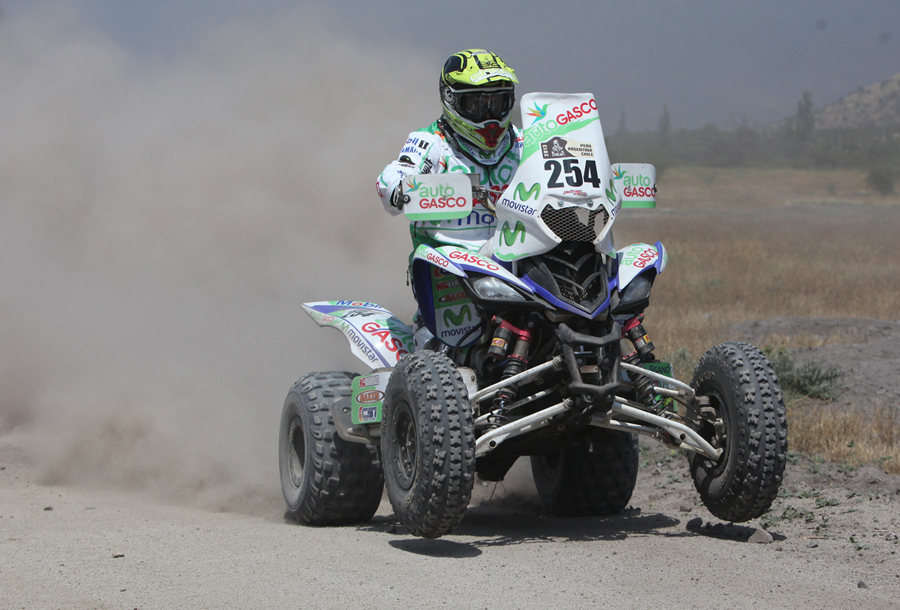 Ignacio Casale quedó sexto en la etapa de los cuadripedos. (Imagen: Equipo AutoGasco)