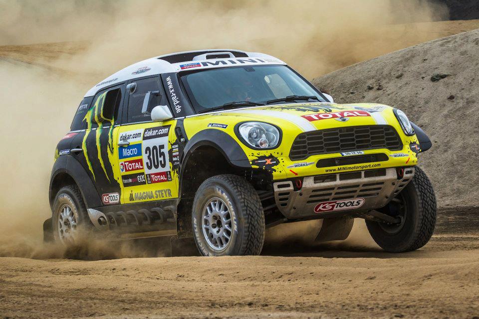 Nani Roma comienza a mostrarse en el Dakar 2013. (Imagen: MINI)