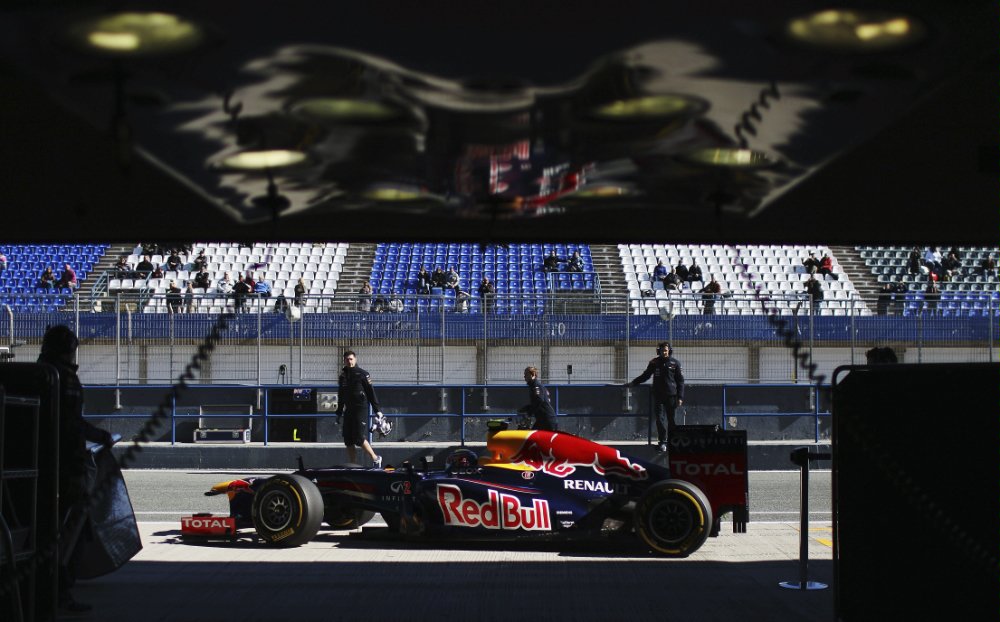 En la foto, Mark Webber entrenando en Jerez. (Imagen: Getty Images/Red Bull Content Pool)