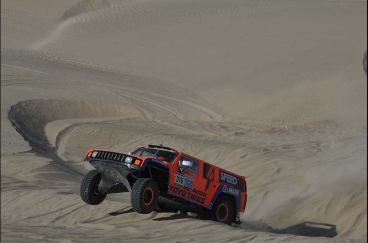 Dakar 2013 – Autos: Se interrumpe la etapa 11º y «gana» Robby Gordon