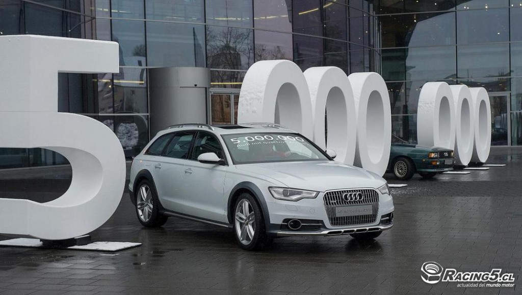 Quattro es religión: Audi celebra cinco millones de unidades Quattro producidas