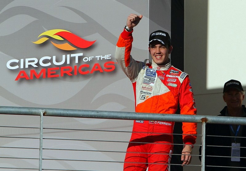 Venezolano Diego Ferreira triunfó en la selección continental de la FIA