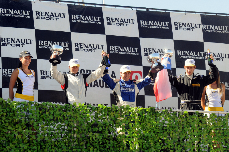 Fórmula Renault argentina: Felipe Schmauk subió al podio en Rosario. Pablo Donoso finalizó undécimo