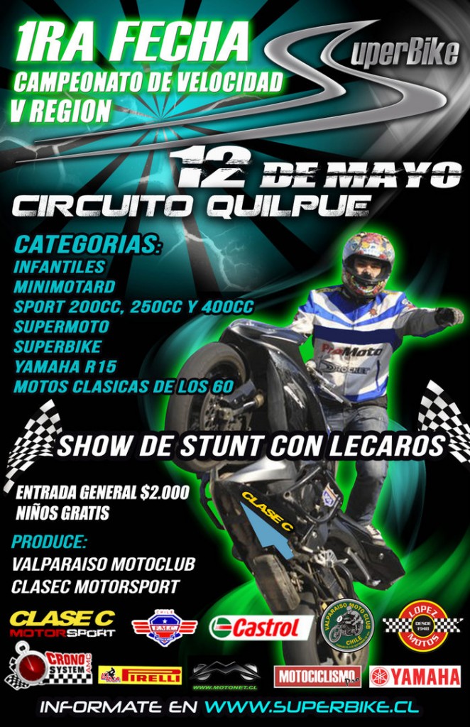 Flash: Santiago Racing Club listo para la 1ª fecha del Campeonato Regional de Velocidad Clase C