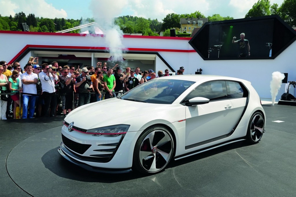 Agresivo: Volkswagen presenta el conceptual Golf Design Vision GTI en el Wörthersee Tour