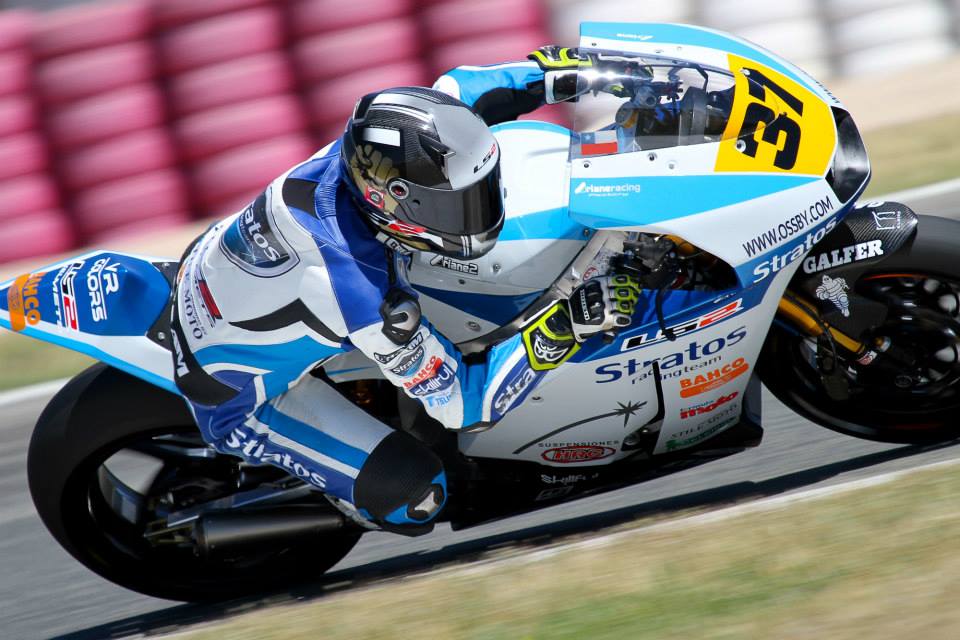 Progresa: Rodrigo Concha avanzó once posiciones en la carrera de Moto2 del CEV en Albacete