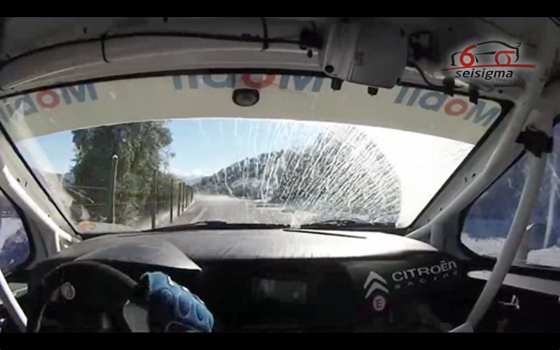 Video OnBoard: El accidente del Citroen DS3 R3 del equipo Entel Xperia en el RallyMobil