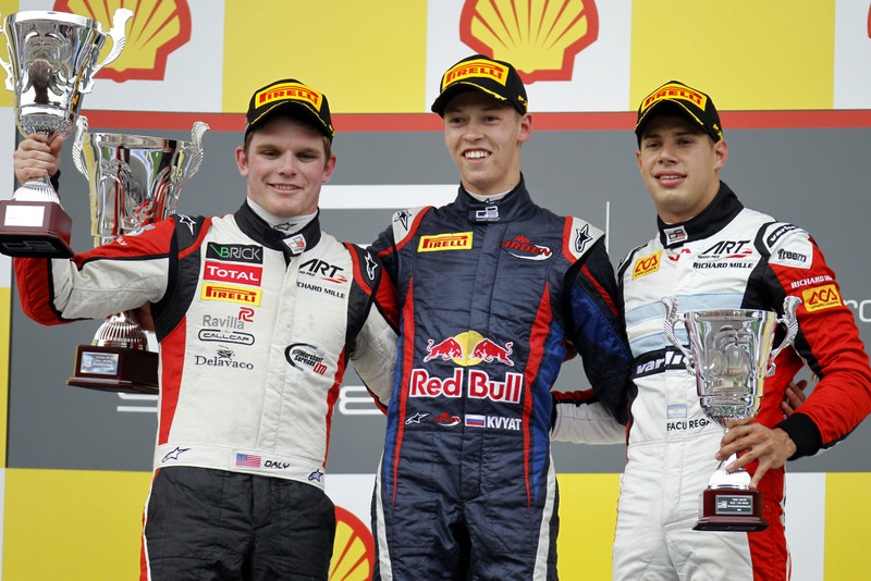 GP3 Series: Daniil Kvyat triunfó en Bélgica y Facundo Regalia toma la punta del campeonato
