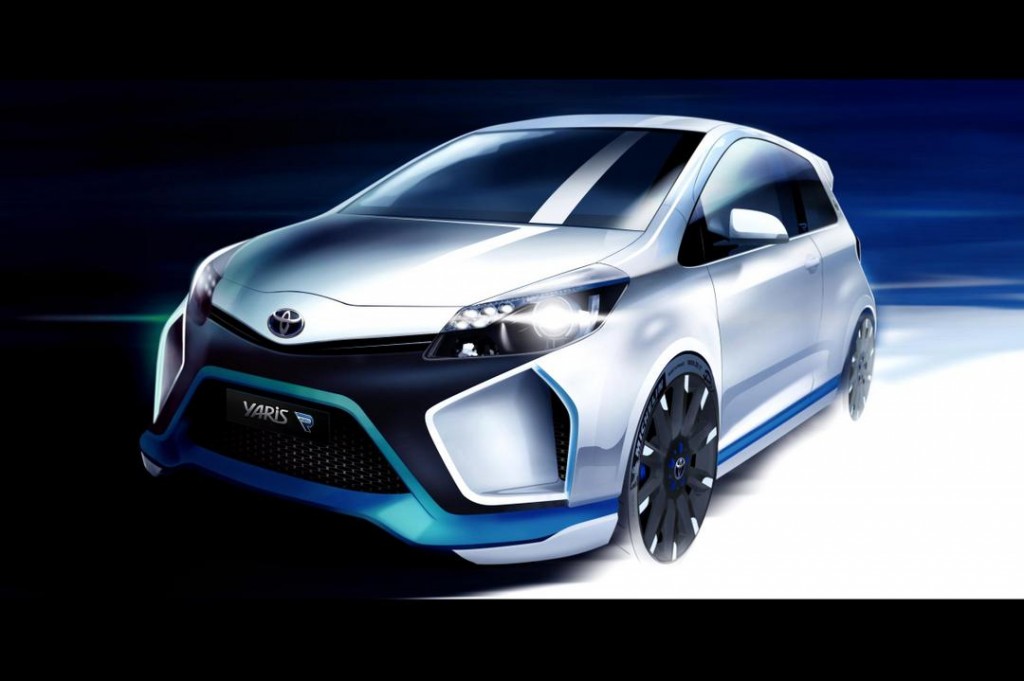 Hybrid-R Concept: Toyota presentará un Yaris híbrido capaz de alcanzar 400 HP en el Salón de Frankfurt