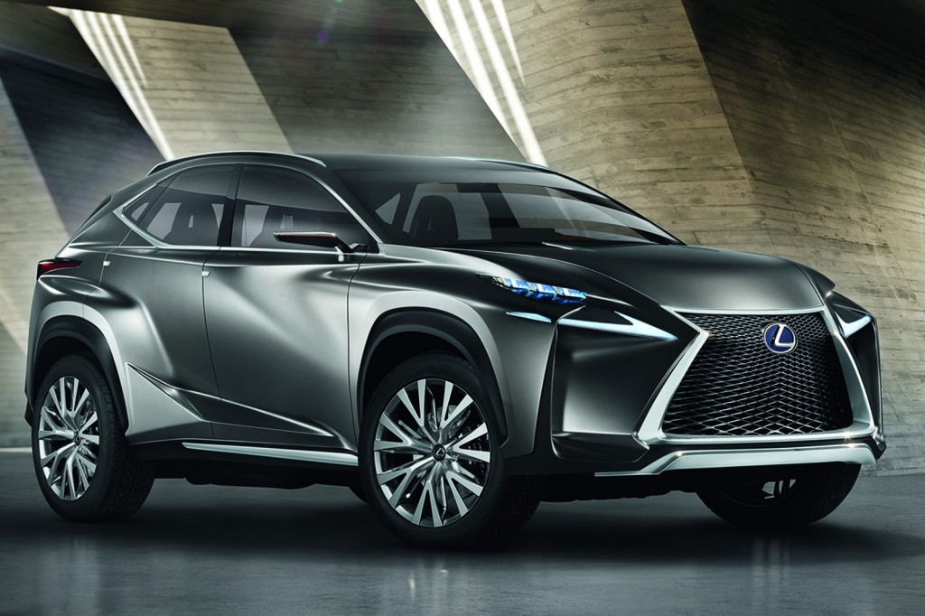 Si Batman necesitara un crossover, sería el Lexus LF-NX Concept